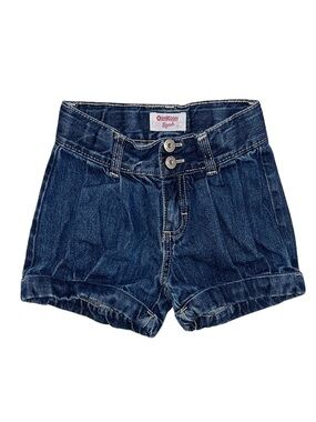 OSHKOSH B'GOSH Girl's Denim Shorts Adjustable Waist Size 6X